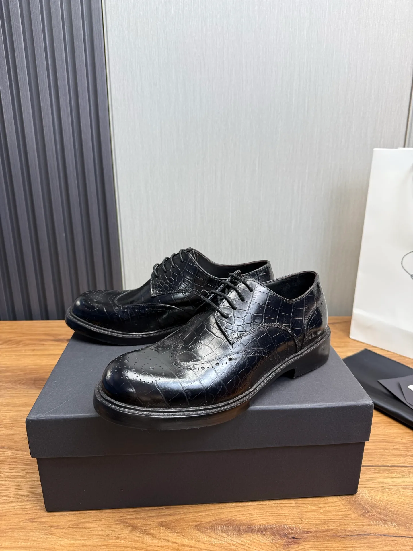 Men's shoes💰760💰 Prada.PRADA men's business casual leather shoes, 1:1 shipment ⬆️Luxurious and noble👞All imported original brand leather materials, just to create a more comfortable wearing experience, upper: original cowhide ➕Imported full cow lining, original genuine leather outsole ✔️36-45 (38.45 non-returnable)